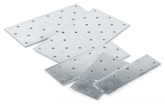Hålplatta Varmförzinkad 40 x 120 x 2 mm Heco